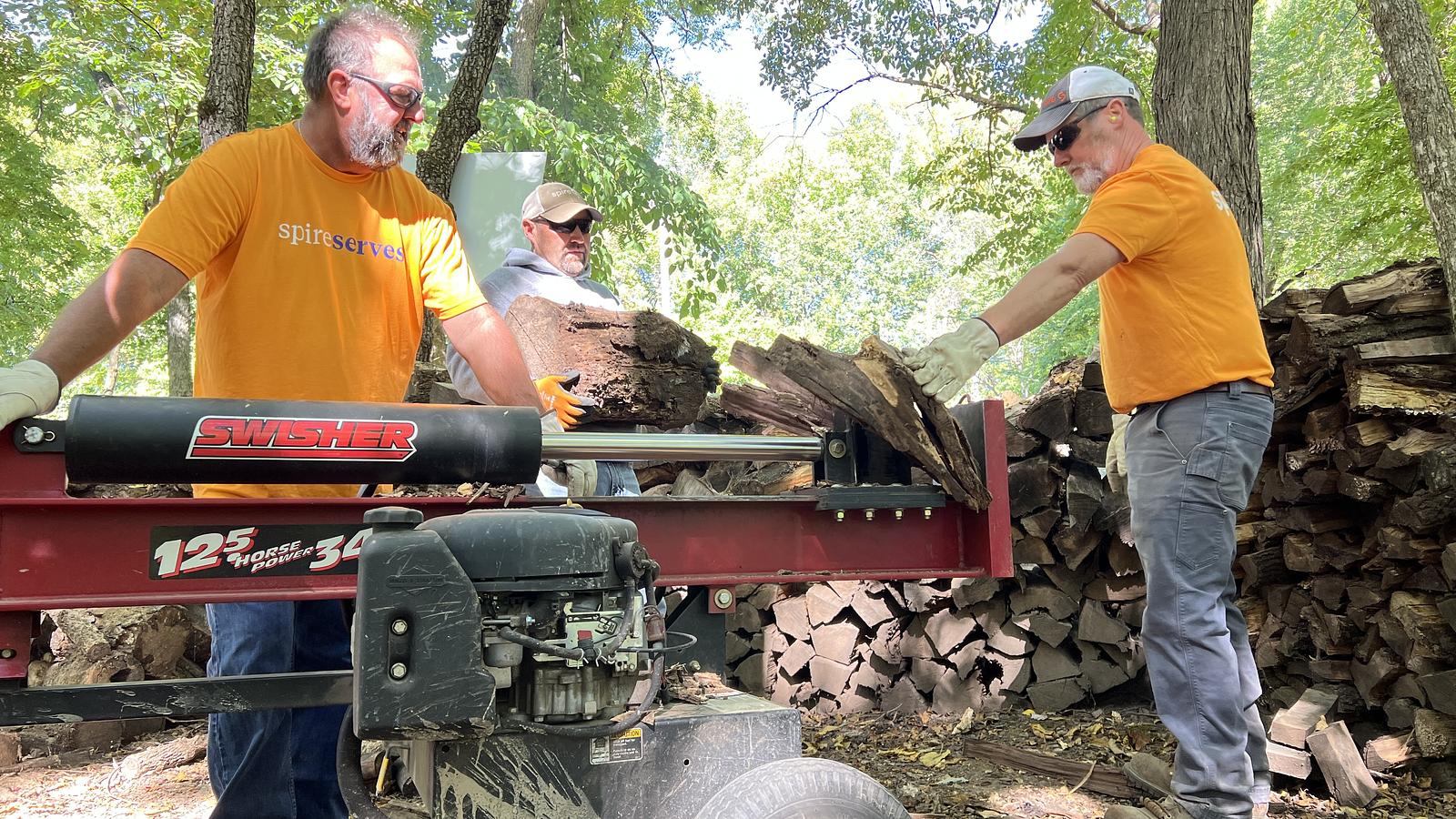 working at day camp