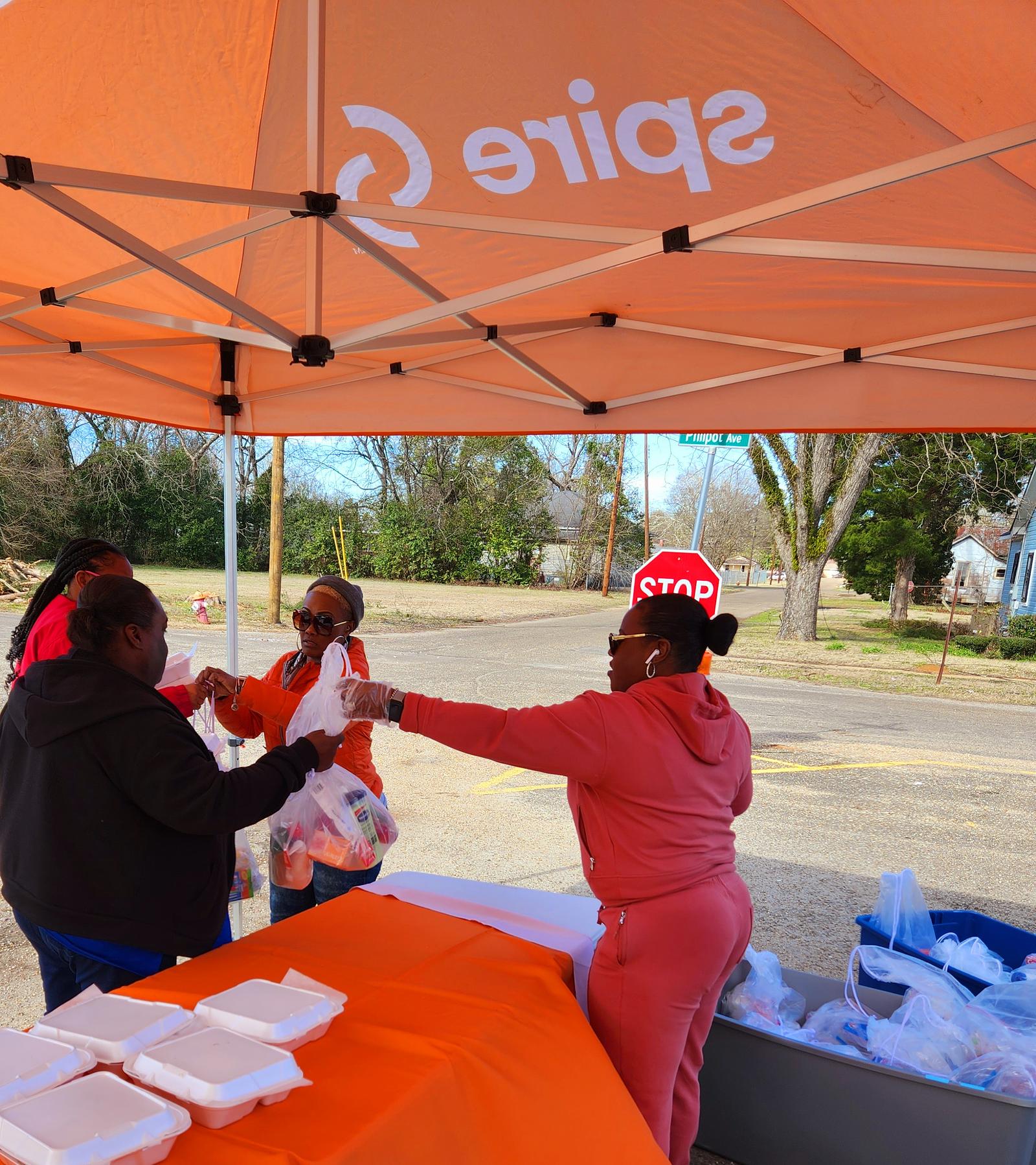 spire volunteers in selma
