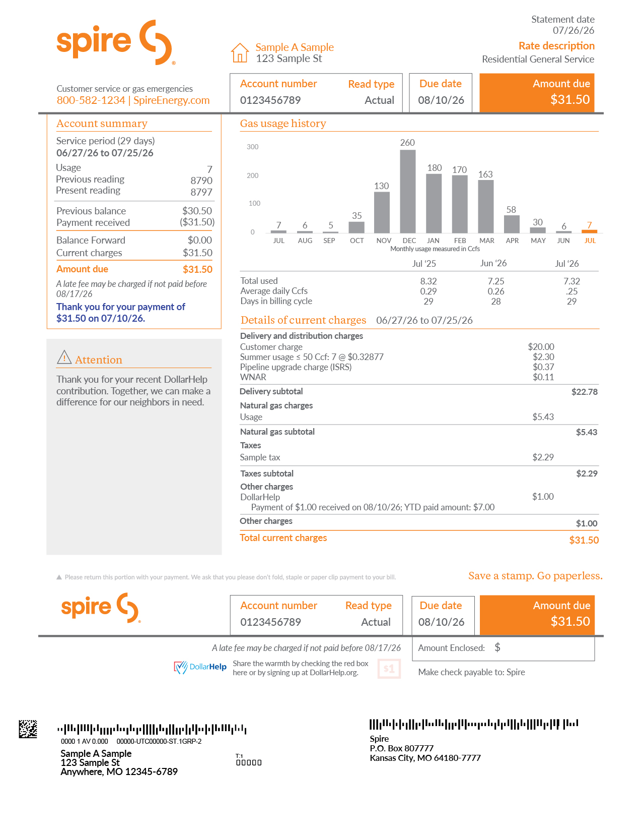image of Spire bill