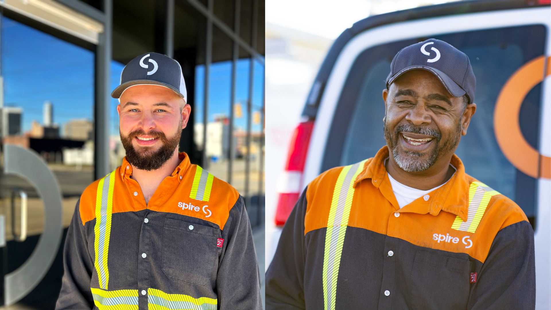 Image of two Spire service technicians