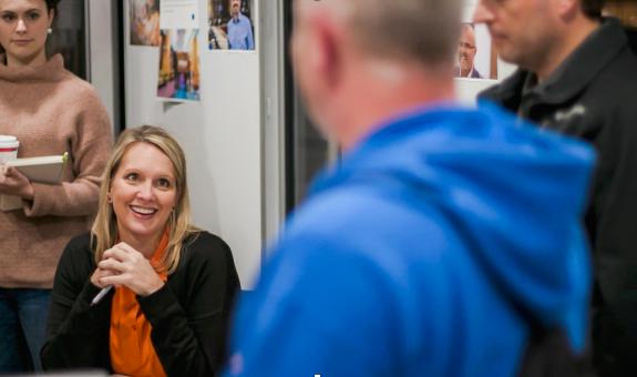 spire employee helping the community