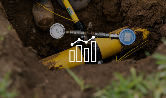 Image of pipeline in the ground