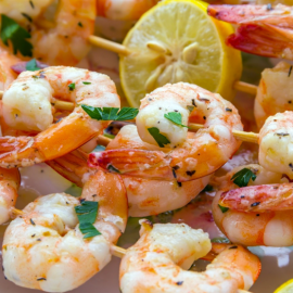 Image of shrimp skewers